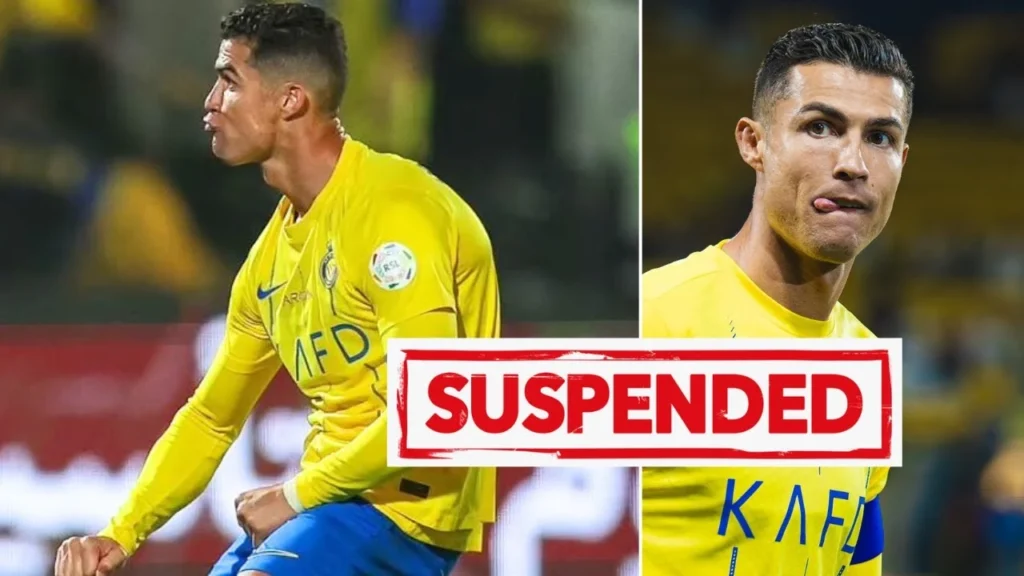 Cristiano Ronaldo Suspended